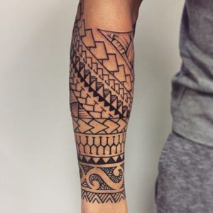 Maori Tattoo created by Jack Bishop of Ink Bishop Welwyn Garden City